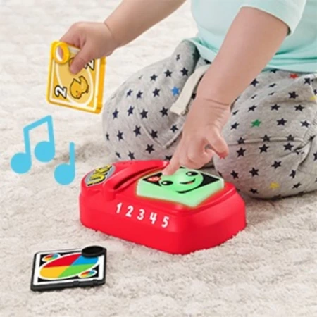 UNO DLA MALUSZKA FISHER PRICE Uczące karty gra zabawka edukacyjna POLSKA