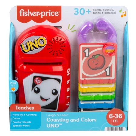 UNO DLA MALUSZKA FISHER PRICE Uczące karty gra zabawka edukacyjna POLSKA