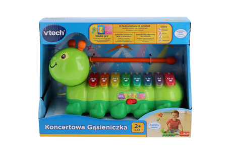 VTECH Koncertowa Gąsieniczka interaktywna Trefl