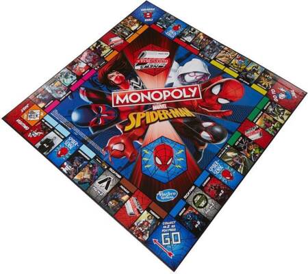 ZESTAW 3w1 Władca Pierścieni TRUMPS + Monopoly Spider-Man + kalendarz