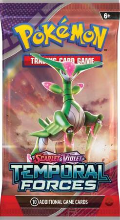 ZESTAW 8w1 Booster Temporal Forces Pokemon TCG saszetka karty ORYGINALNE