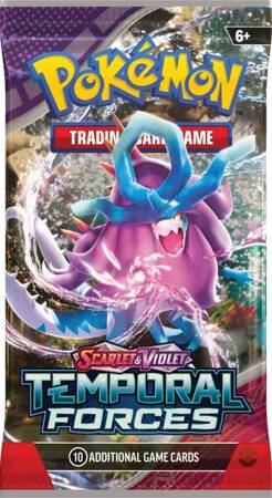 ZESTAW 8w1 Booster Temporal Forces Pokemon TCG saszetka karty ORYGINALNE