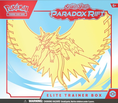 Zestaw Pokemon Paradox Rift Elite trainer box Roaring Moon ORYGINALNE KARTY