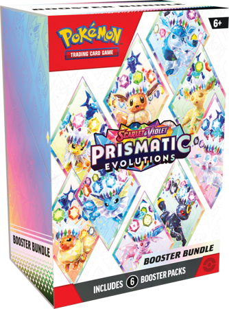 Zestaw Pokemon Tcg Prismatic Evolutions Bundle 6x Booster ORYGINALNE KARTY