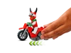 2w1 LEGO City Motocykl kaskaderski figurka pojazd figurki motor klocki