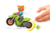 2w1 LEGO City Motocykl kaskaderski figurka pojazd figurki motor klocki