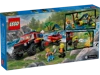 Klocki LEGO City 60412 Terenowy wóz strażacki z łodzią ratunkową