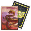 Koszulki PREMIUM na karty talię Pokemon MtG Magic Dual Matte ILUSTROWANE Dragon Shield Wood Dragon Sleeves protektory (100 sztuk)