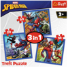 PUZZLE 3w1 Pajęcza siła Spiderman 34841 Trefl