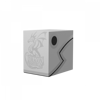 Pudełko na karty talię Pokemon Commander MtG Magic Dragon Shield białe Double Deck Shell Ashen White