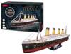 Puzzle 3D LED Statek Titanic puzle 266 elementów ŚWIECĄCE PRZEPIĘKNE