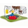 Schleich 42529 Myjnia krowy ogrodzenie farma zestaw